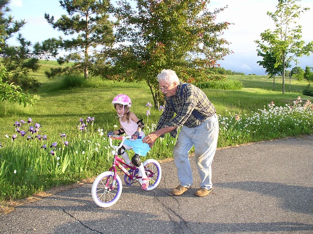 With grandparents